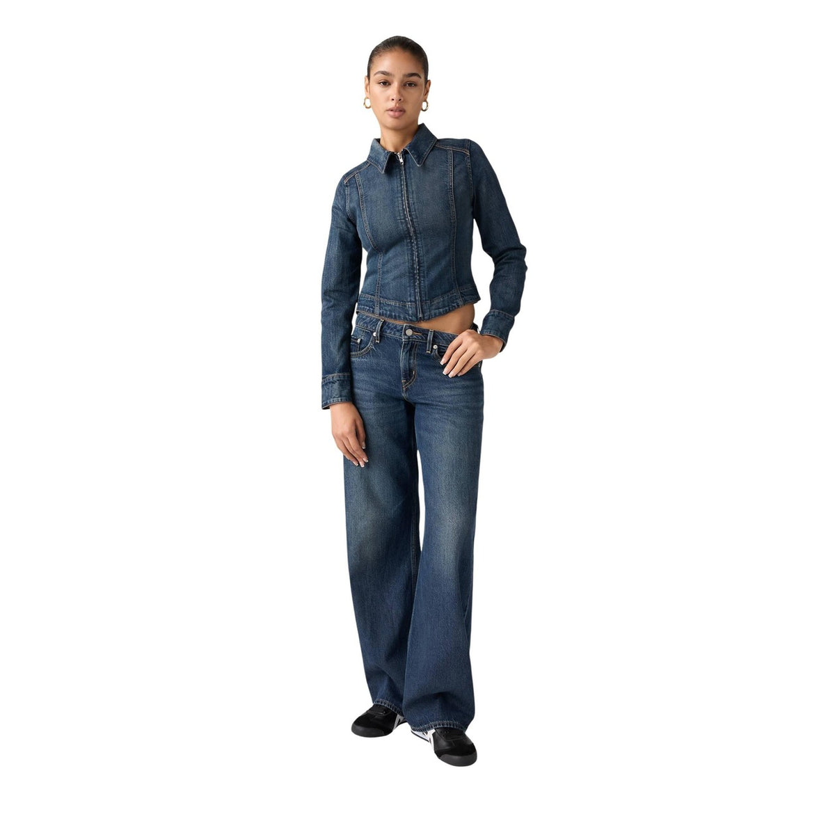 Levi's Gesleten Jeans Dames Blauw