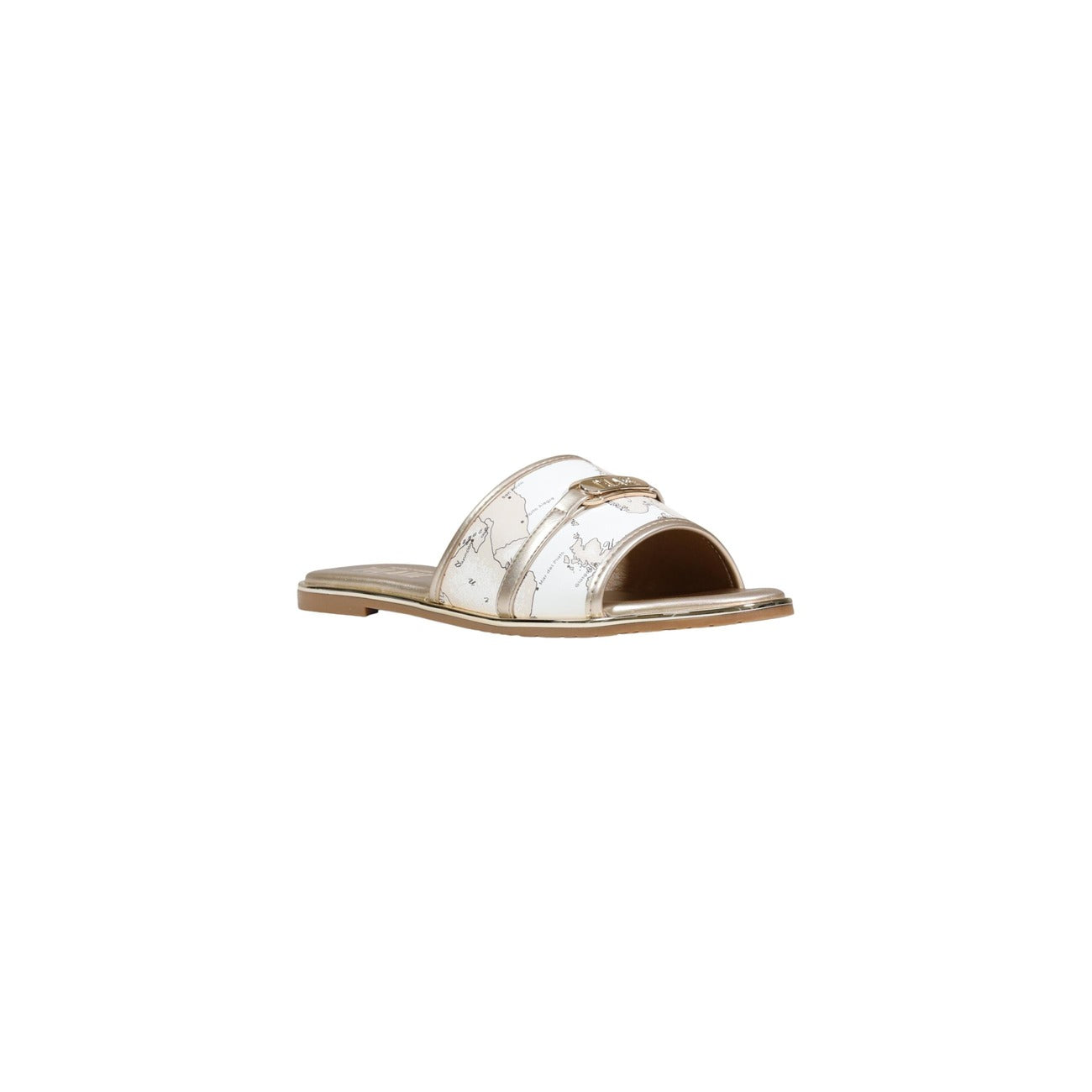 Alviero Martini Prima Classe Slippers Dames Beige Print