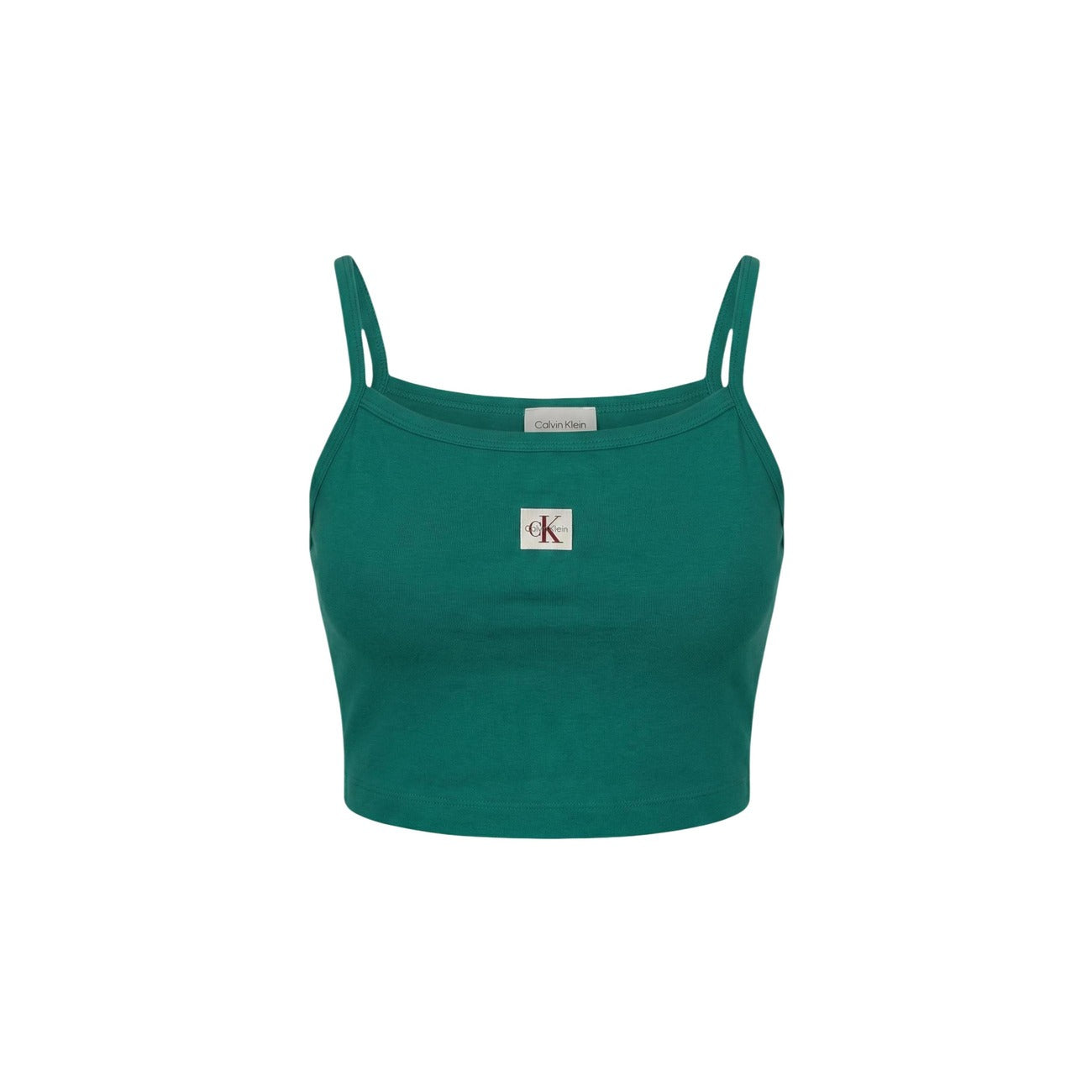 Calvin Klein Jeans Epaullet Top Dames Groen