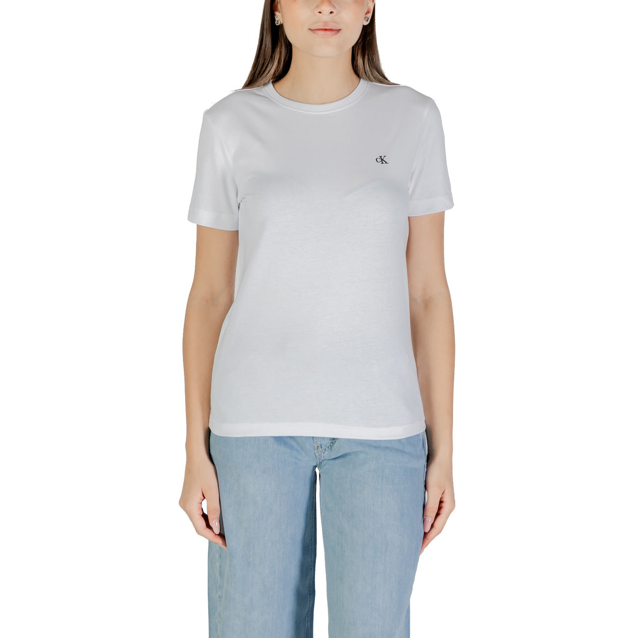 Calvin Klein Jeans T-shirt Dames Wit