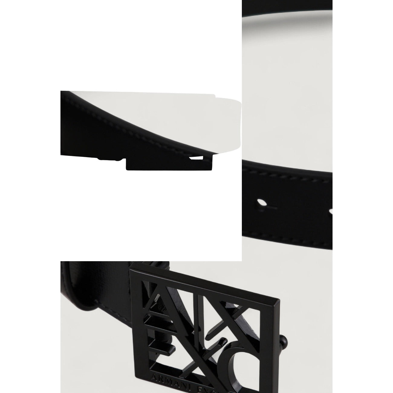Armani Exchange Riem Dames Zwart Leer