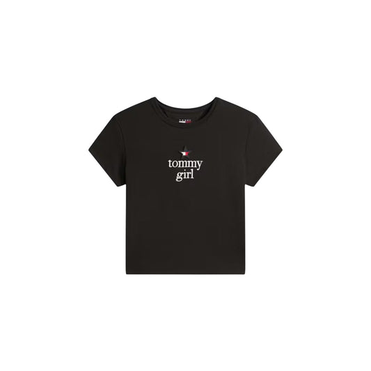 Tommy Hilfiger Jeans T-shirt Dames Zwart