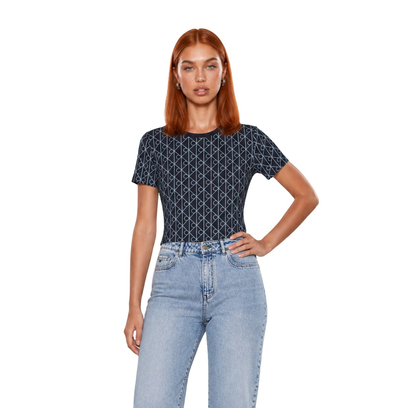 Calvin Klein Jeans T-shirt Dames Blauw