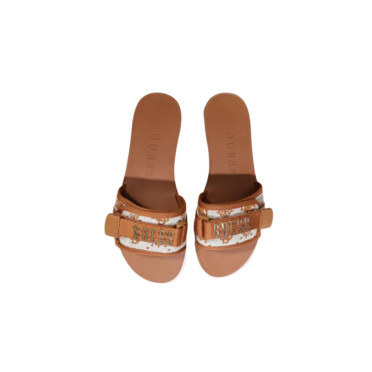 Guess Slippers Dames Camel