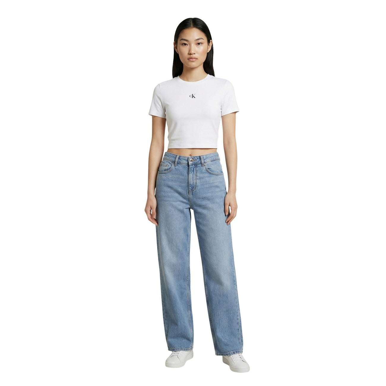 Calvin Klein Jeans T-shirt Dames Beige