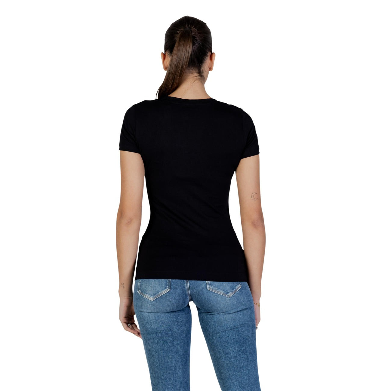 Guess T-shirt Dames Zwart