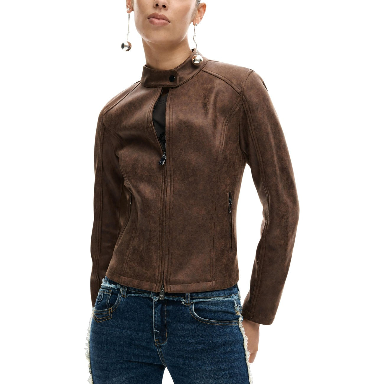 Desigual Jack Dames Bruin