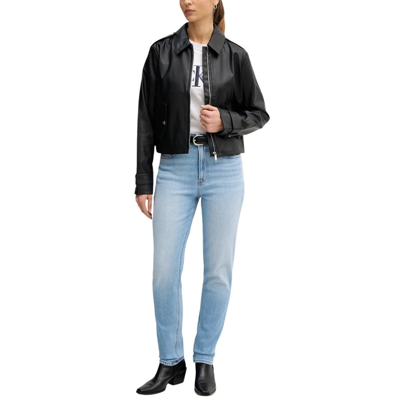 Calvin Klein Jeans T-shirt Dames Wit