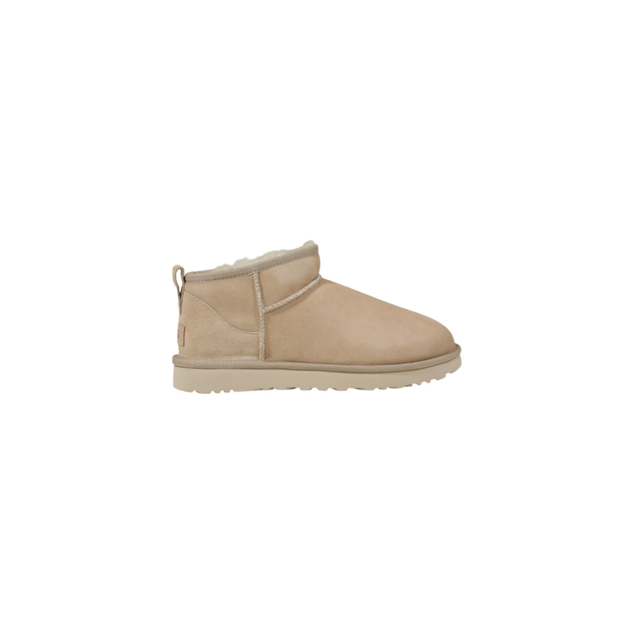 UGG Enkellaarsjes Dames Beige Leer