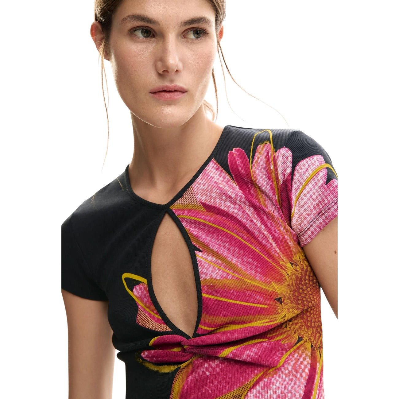 Desigual T-shirt Dames Zwart