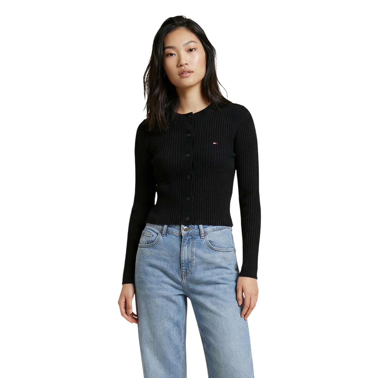 Tommy Hilfiger Jeans Cardigan Dames Zwart