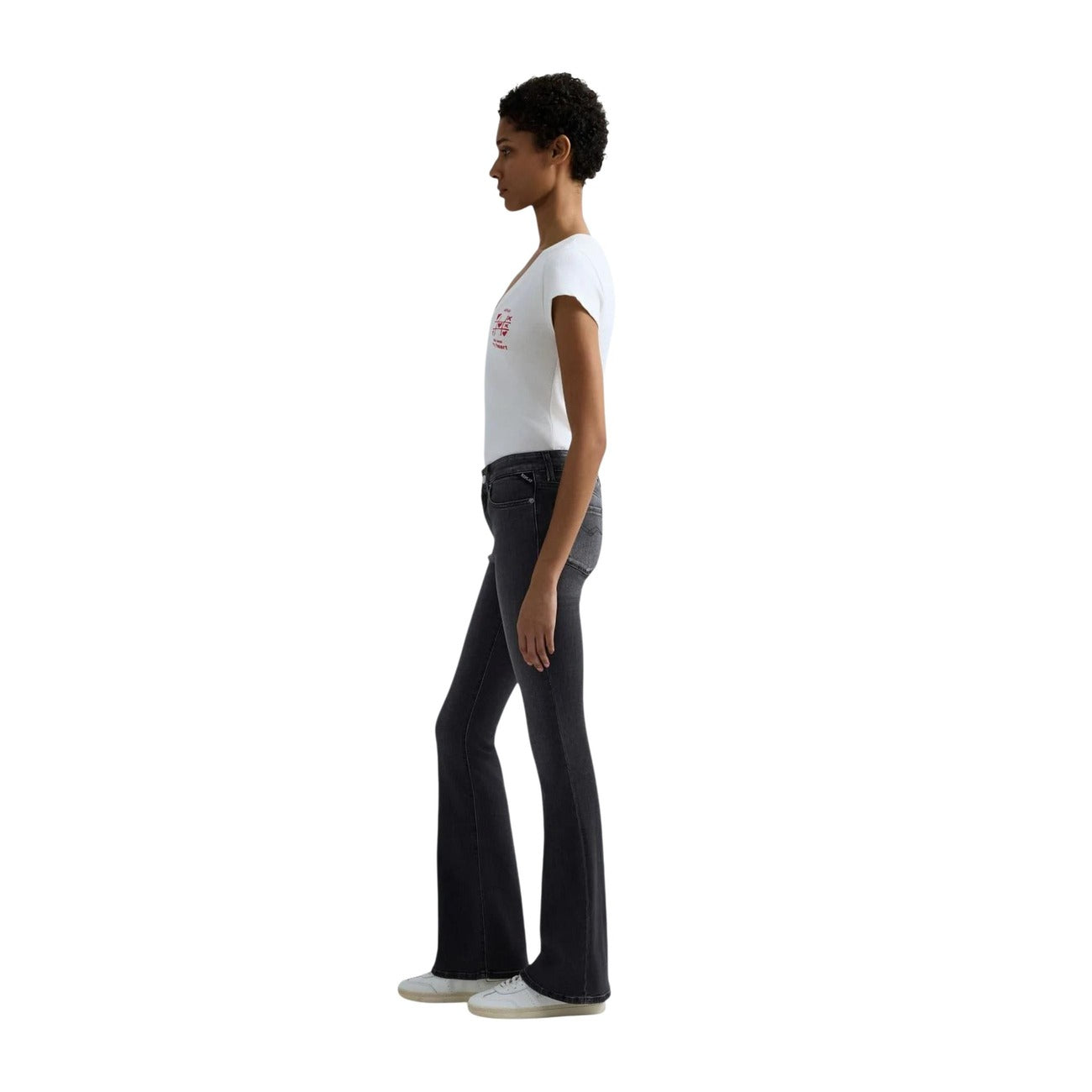 Replay Jeans Dames Zwart