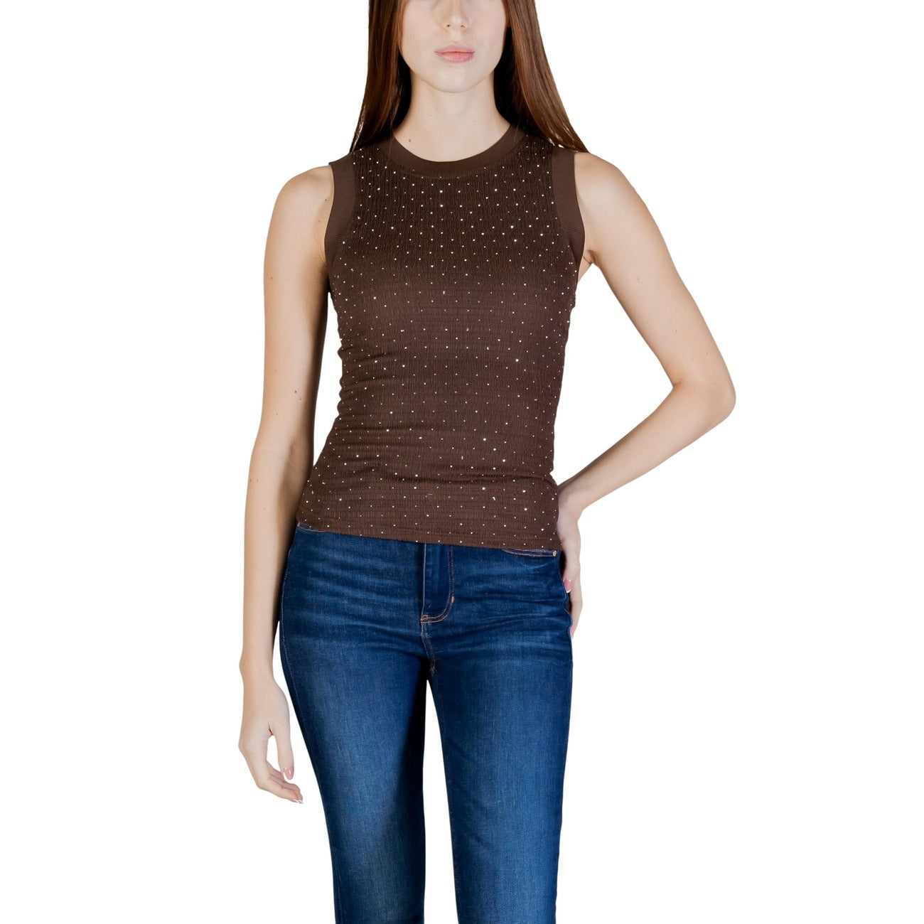 Guess Tanktop Dames Bruin
