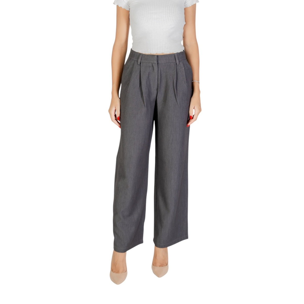 Only Broek Dames Grijs