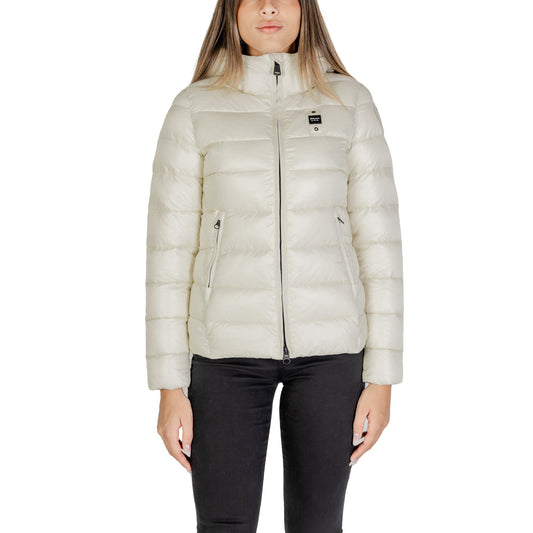 Blauer Windjack Dames Wit