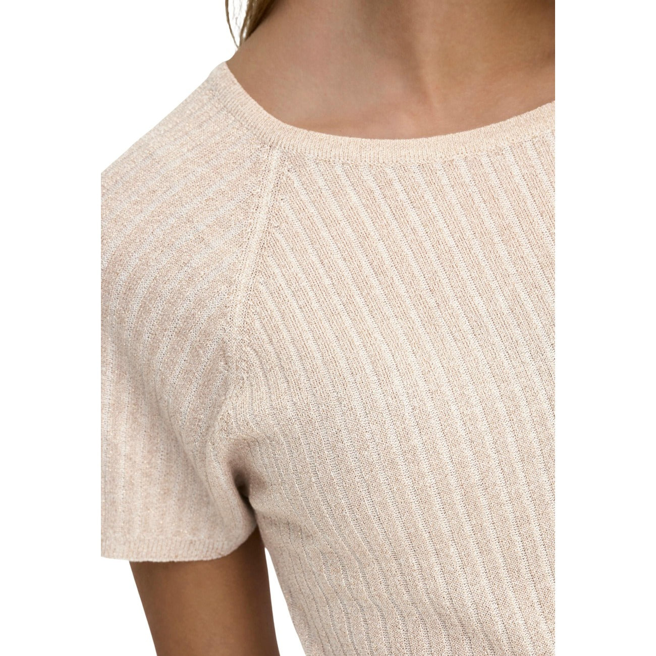 Jacqueline De Yong T-shirt Dames Goud
