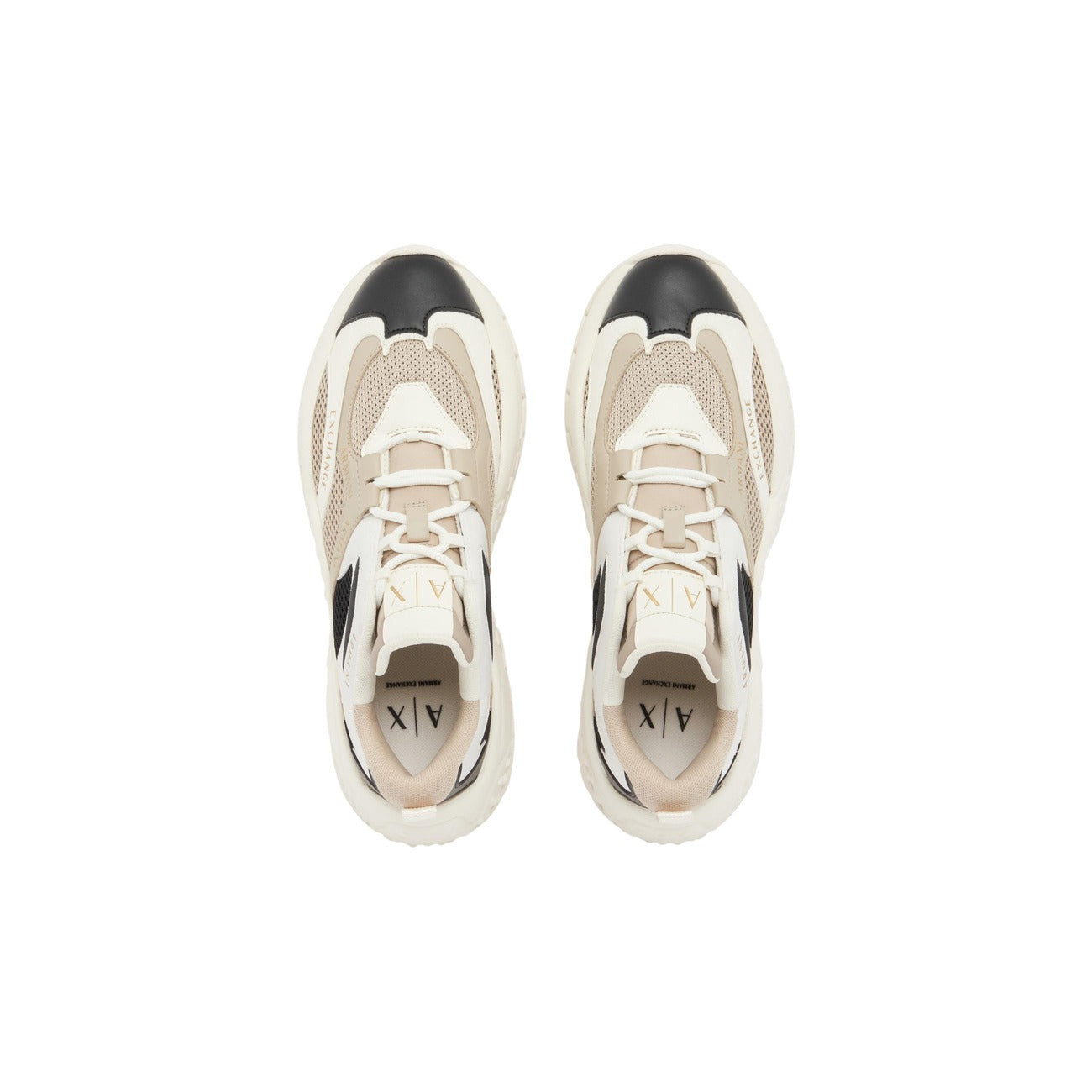 Armani Exchange Sneakers Dames Beige