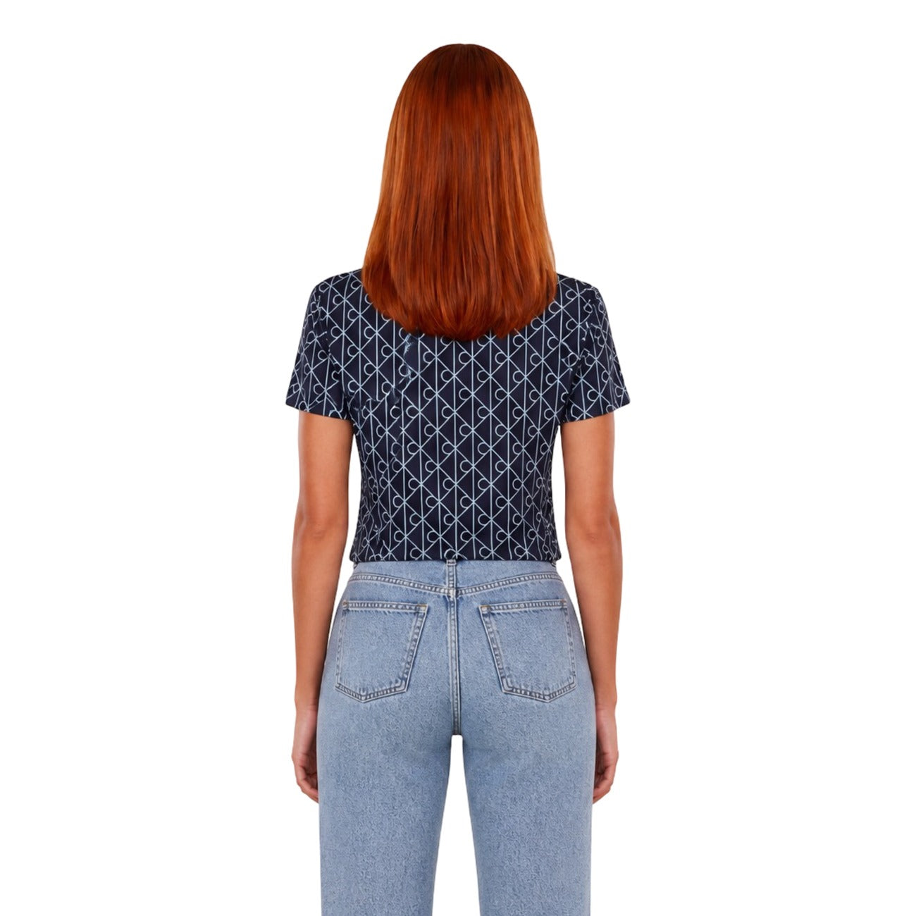 Calvin Klein Jeans T-shirt Dames Blauw