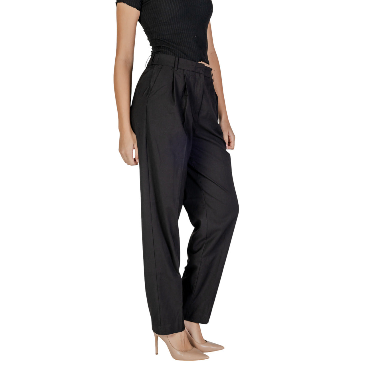 Vila Clothes Broek Dames Zwart
