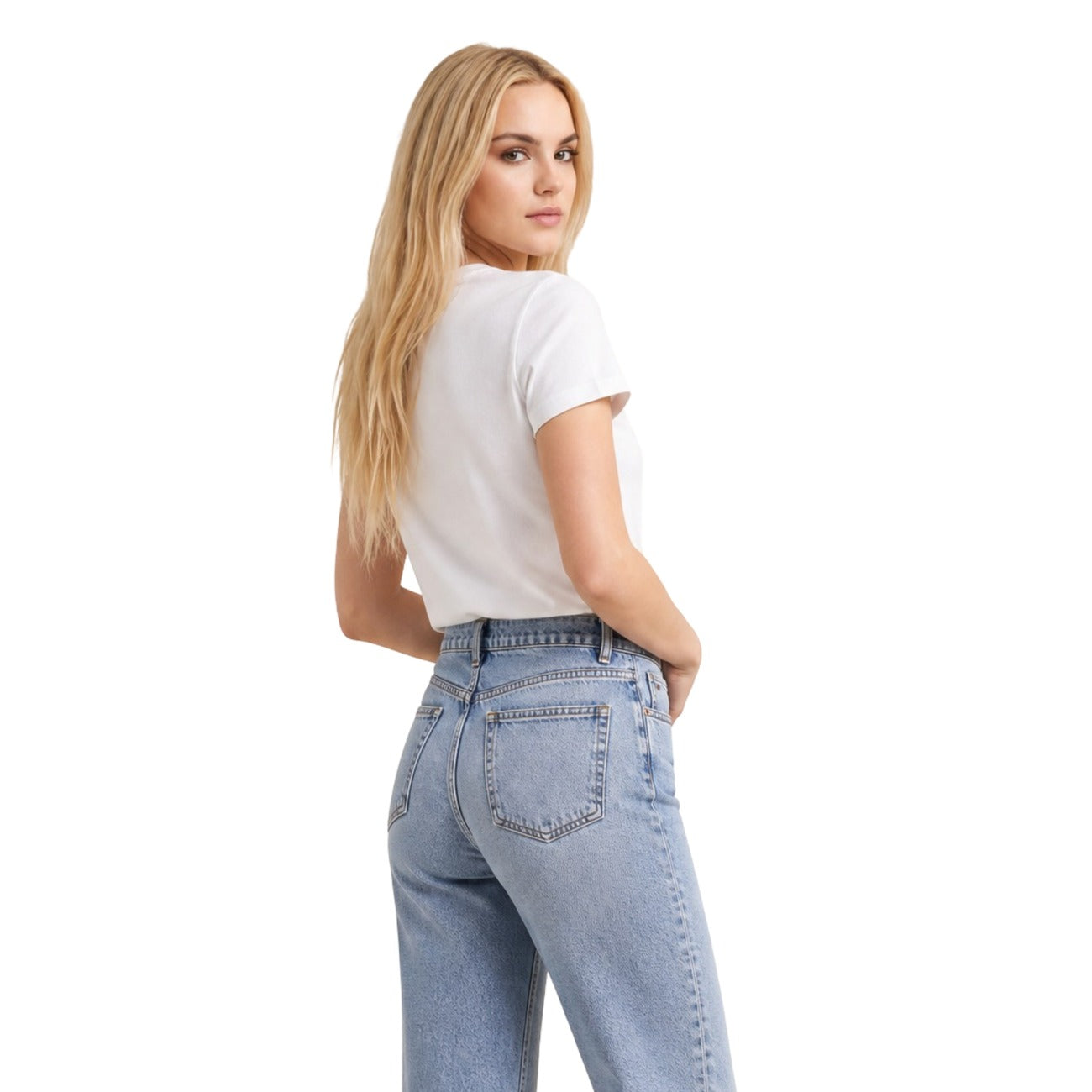 Calvin Klein Jeans T-shirt Dames Wit