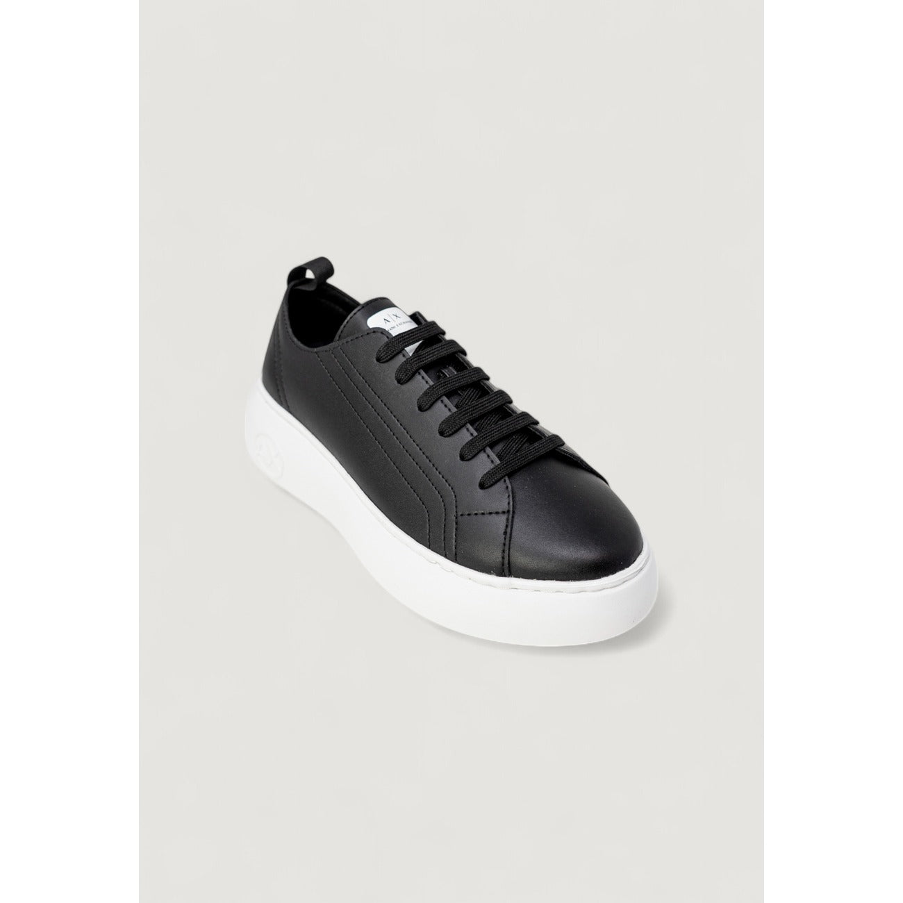 Armani Exchange Sneakers Dames Zwart Leer