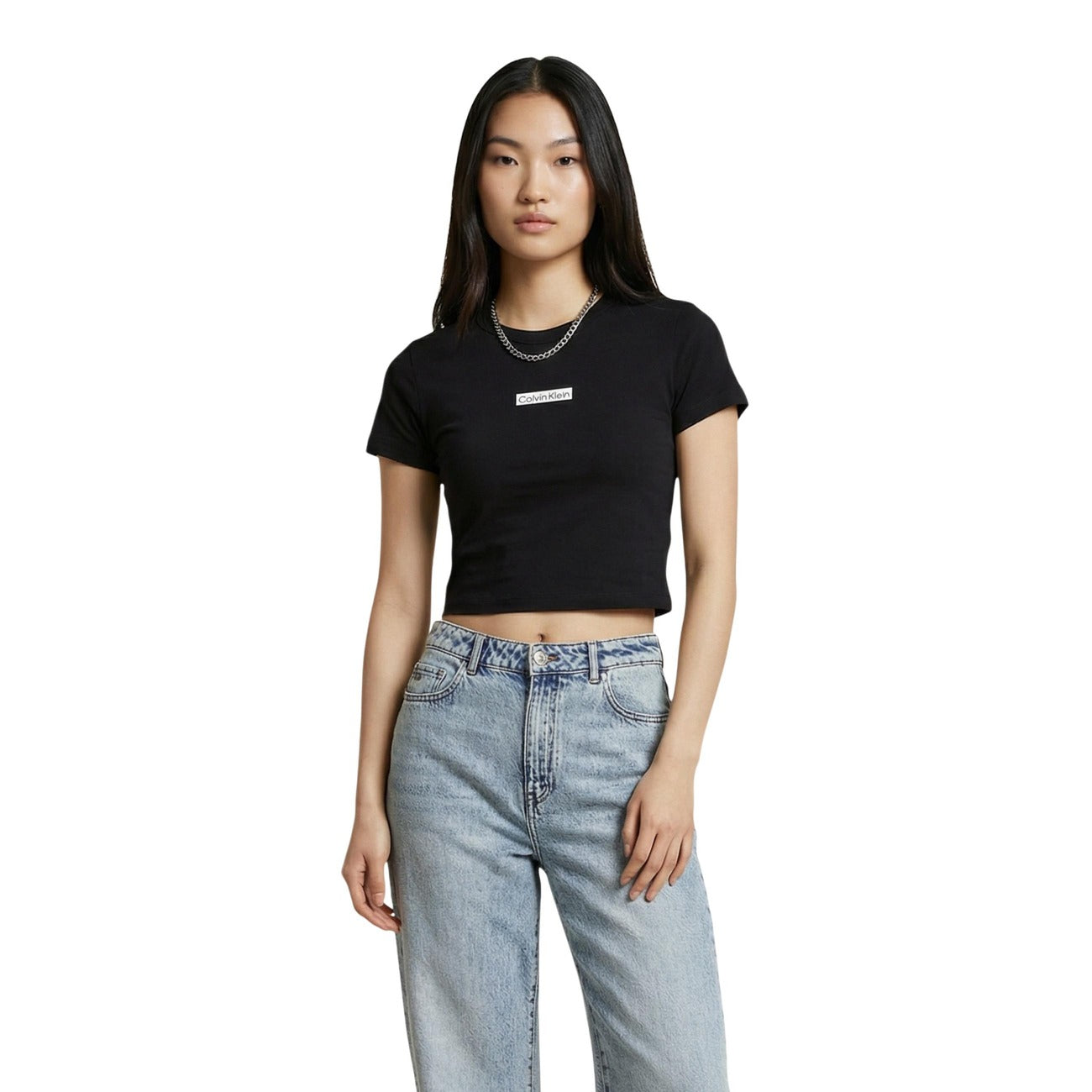 Calvin Klein Jeans T-shirt Dames Zwart