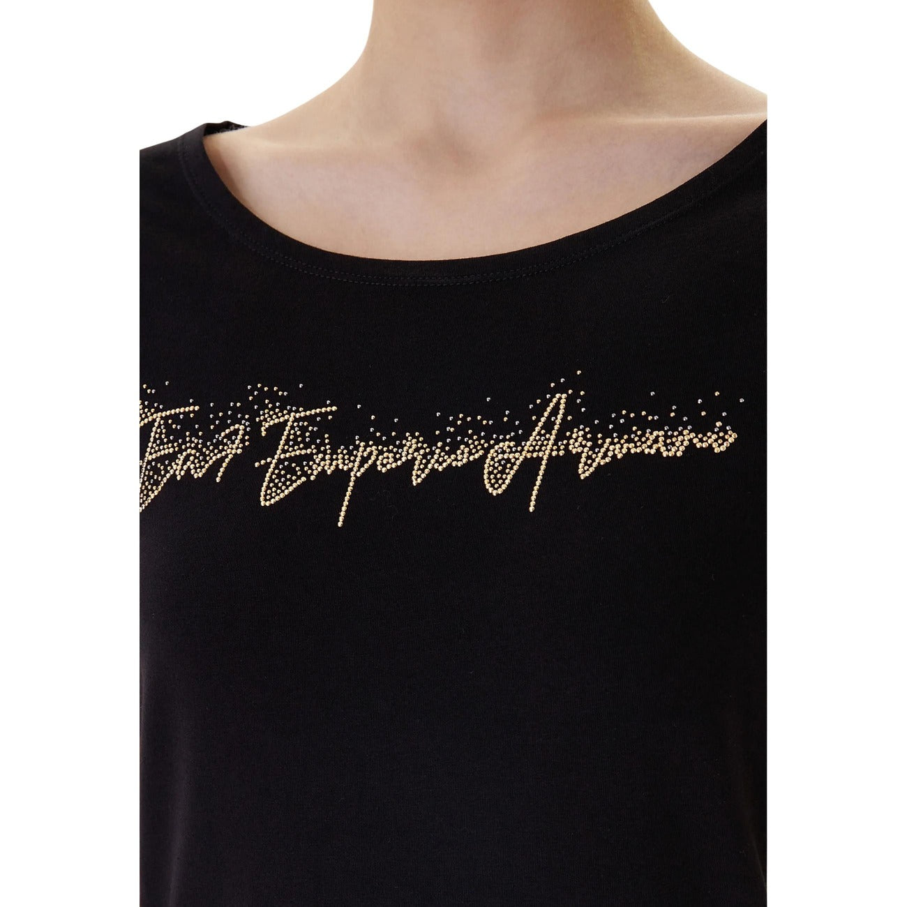 EA7 T-shirt Dames Zwart