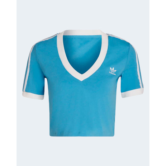 Adidas V-hals Top Dames Lichtblauw