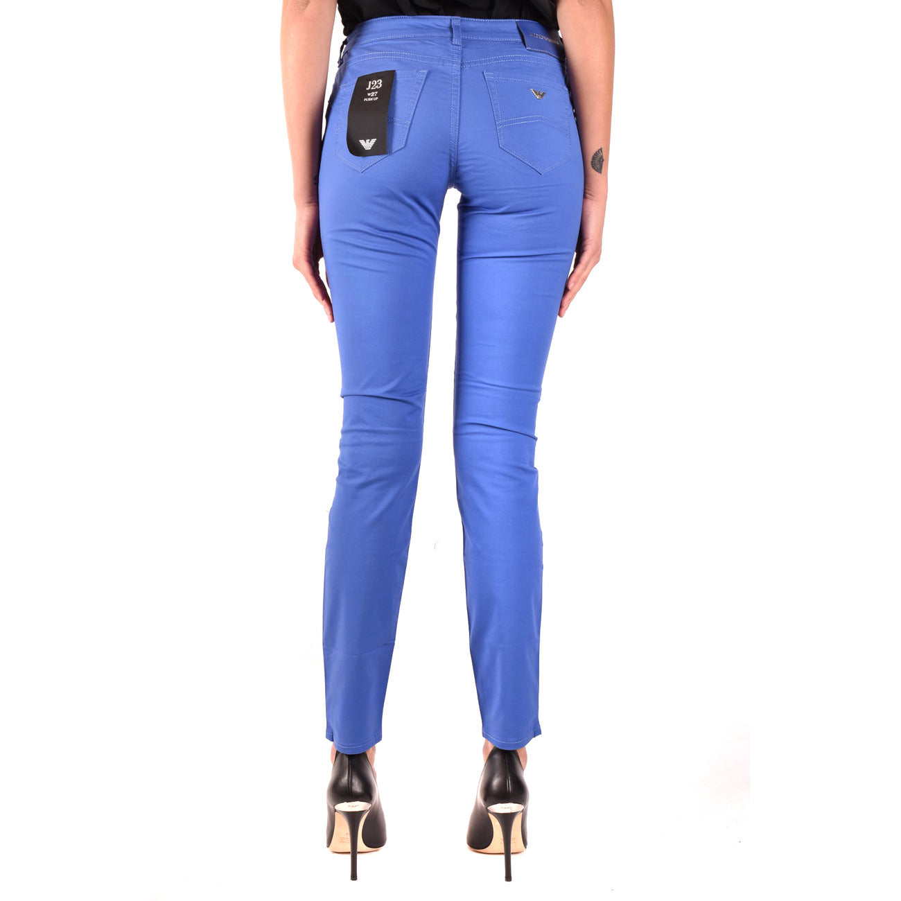 Emporio Armani Broek Dames Blauw