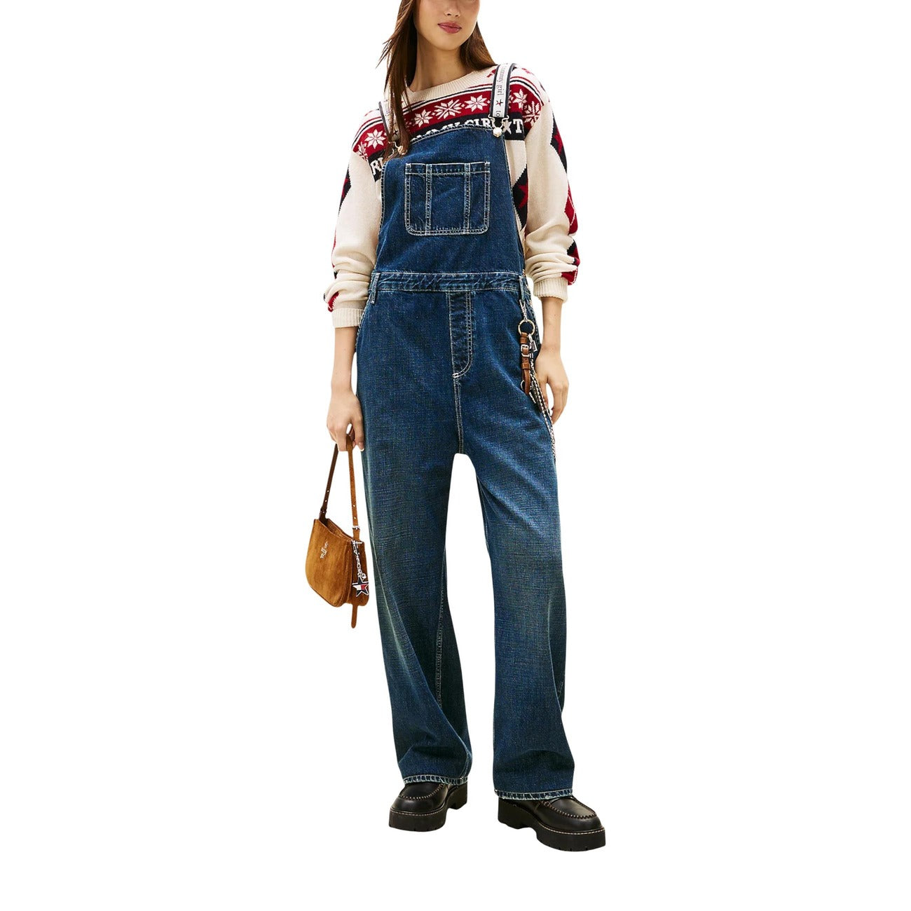 Tommy Hilfiger Jeans Jumpsuit Dames Blauw