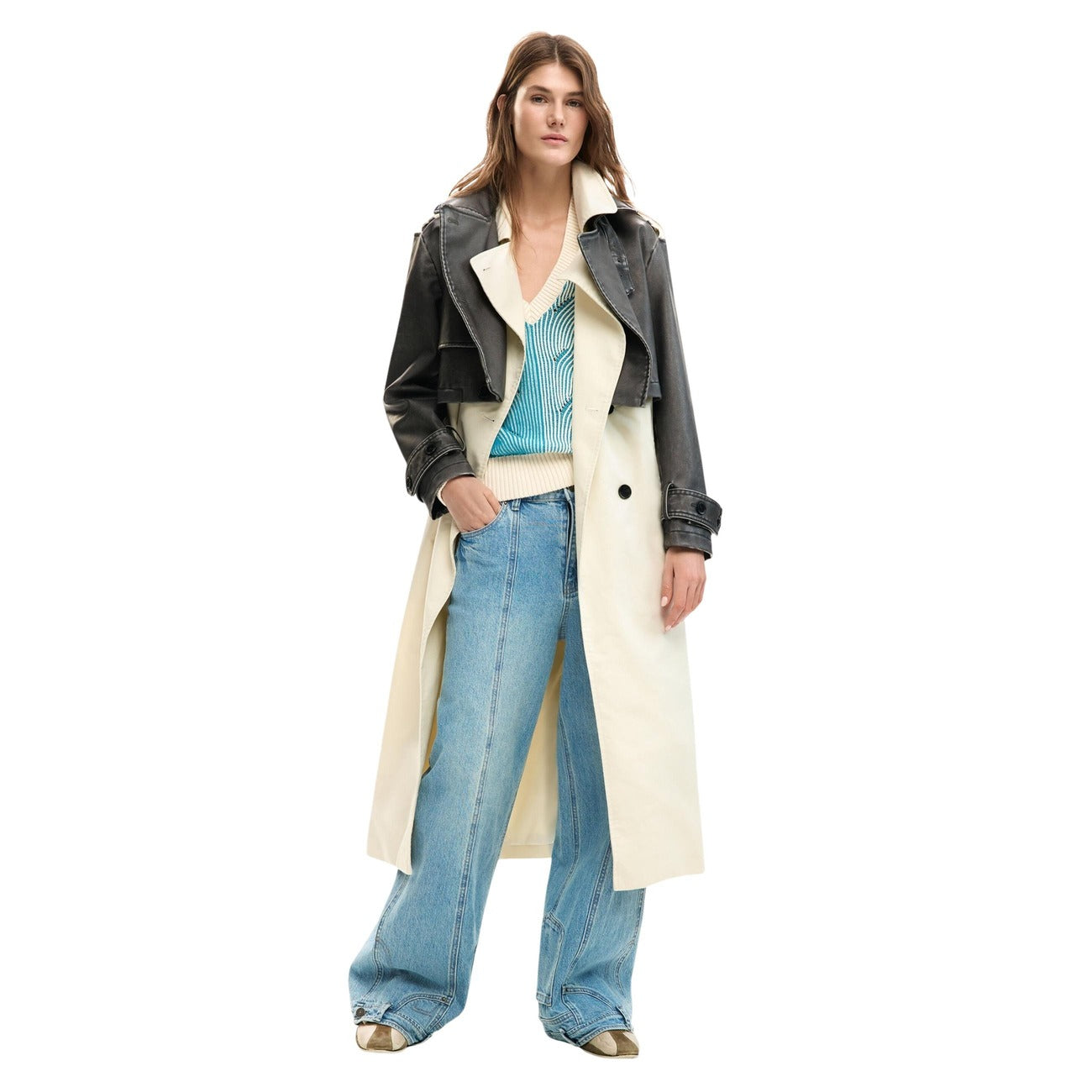 Desigual Jack Dames Beige