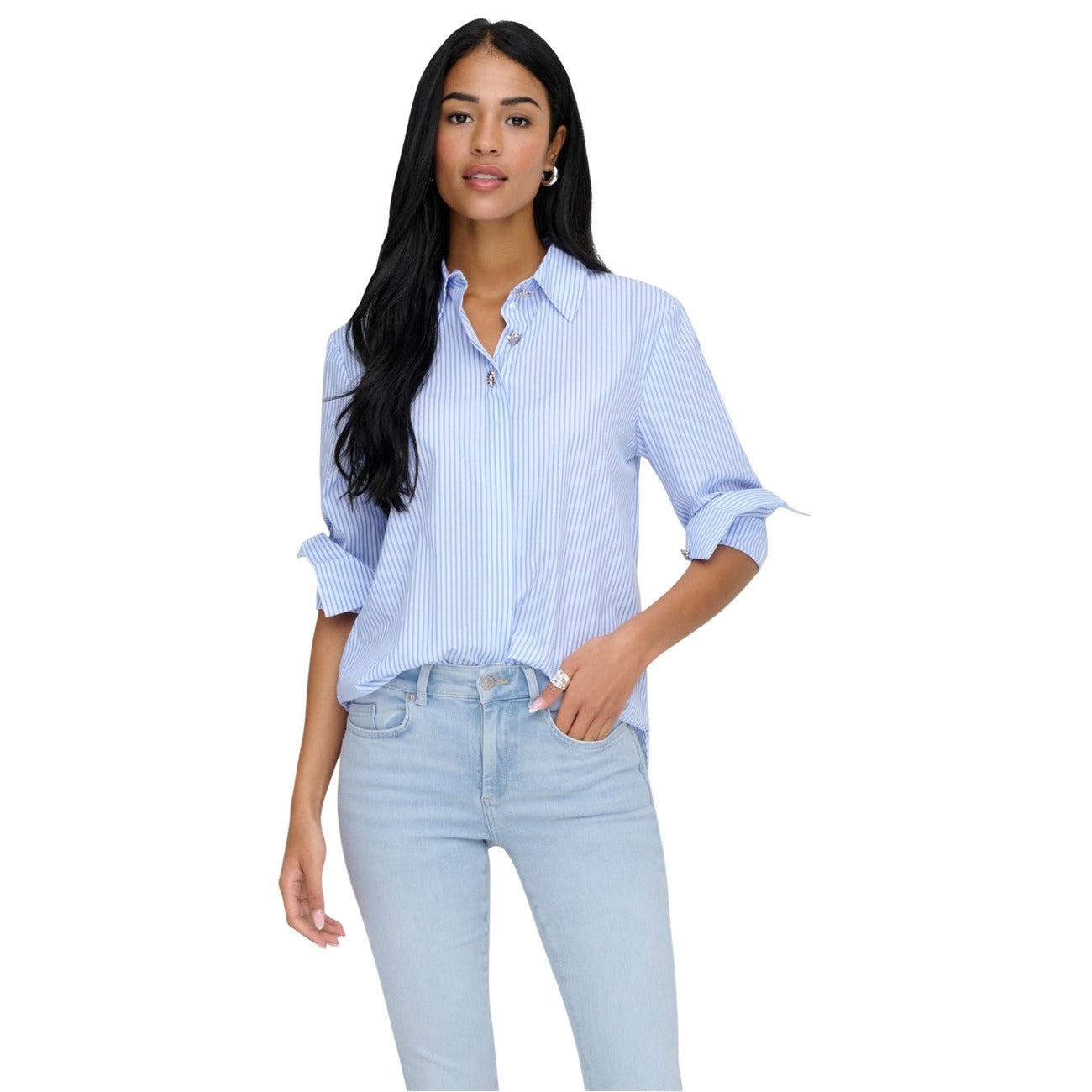 Jacqueline De Yong Shirt Dames Beige