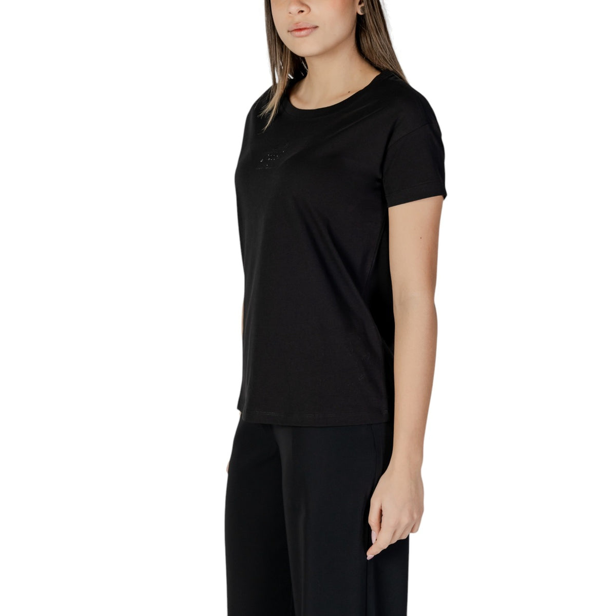 Armani Exchange T-shirt Dames Zwart