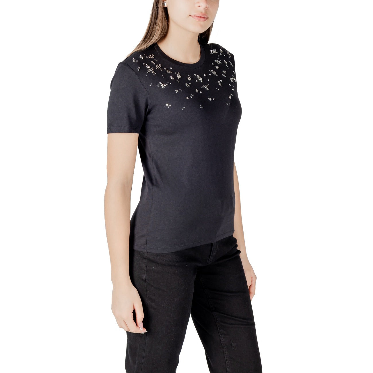 Only T-shirt Dames Zwart