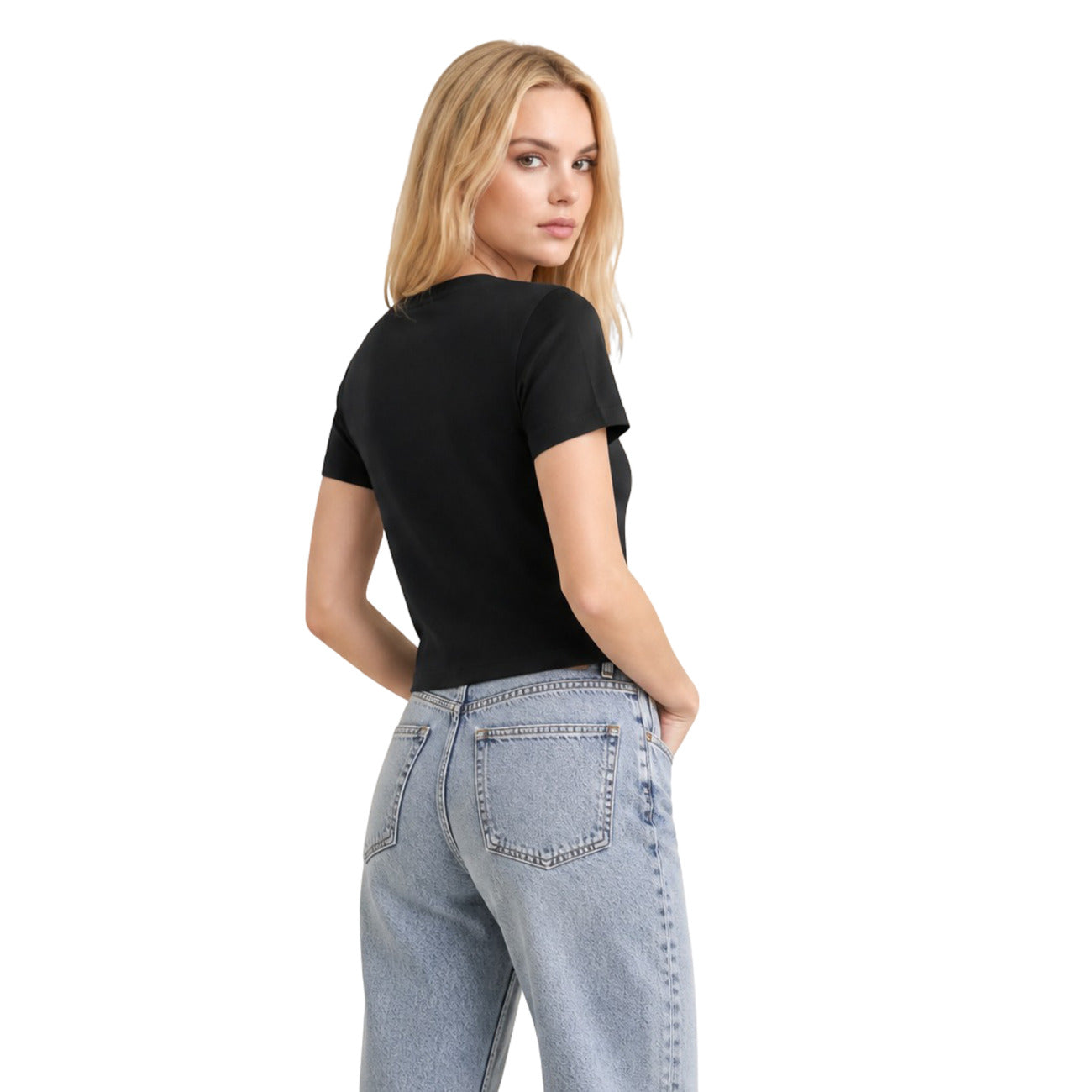 Calvin Klein Jeans T-shirt Dames Zwart