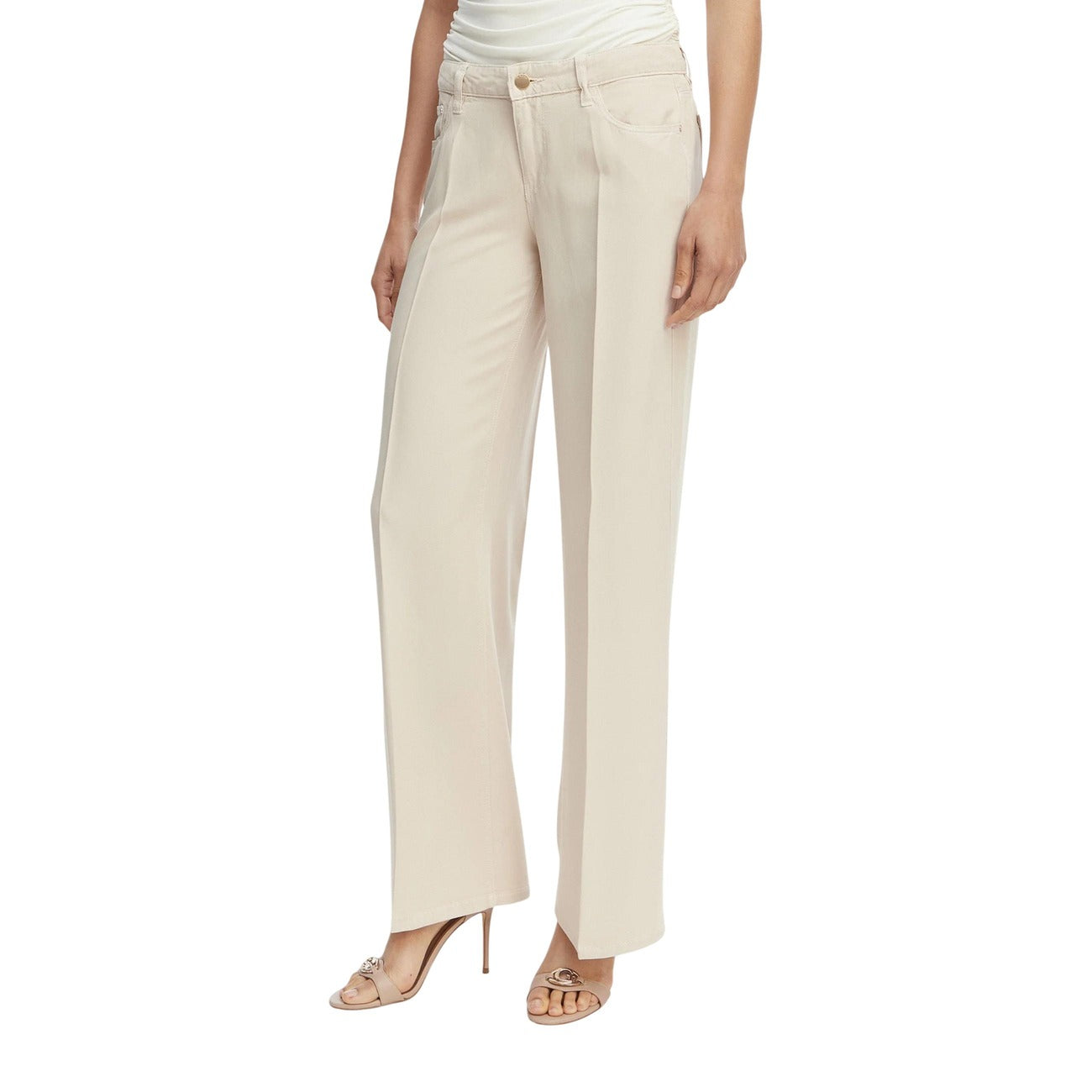 Guess Broek Dames Beige