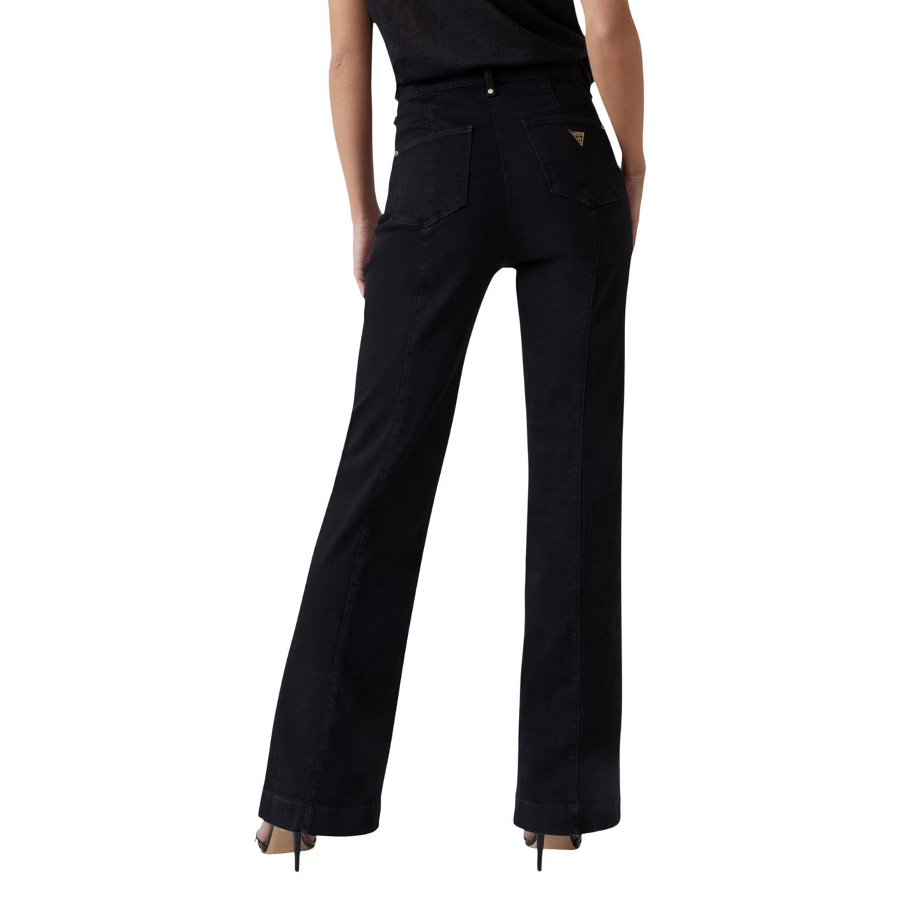 Guess Broek Dames Zwart