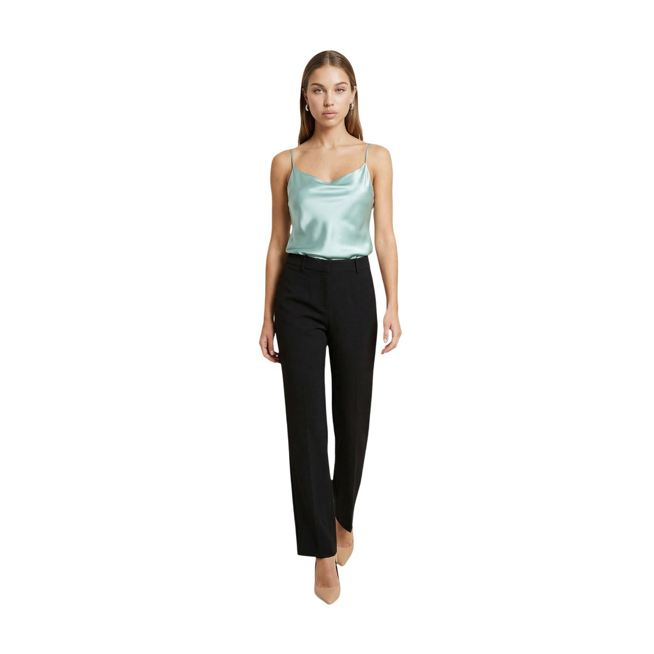 Artigli Epaullet Top Dames Groen