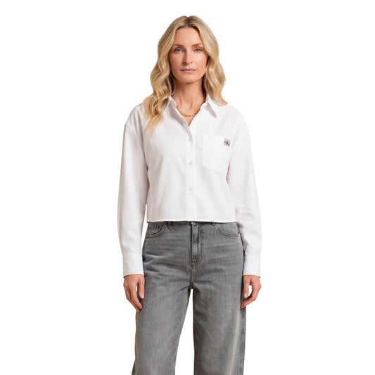 Calvin Klein Jeans Shirt Dames Wit