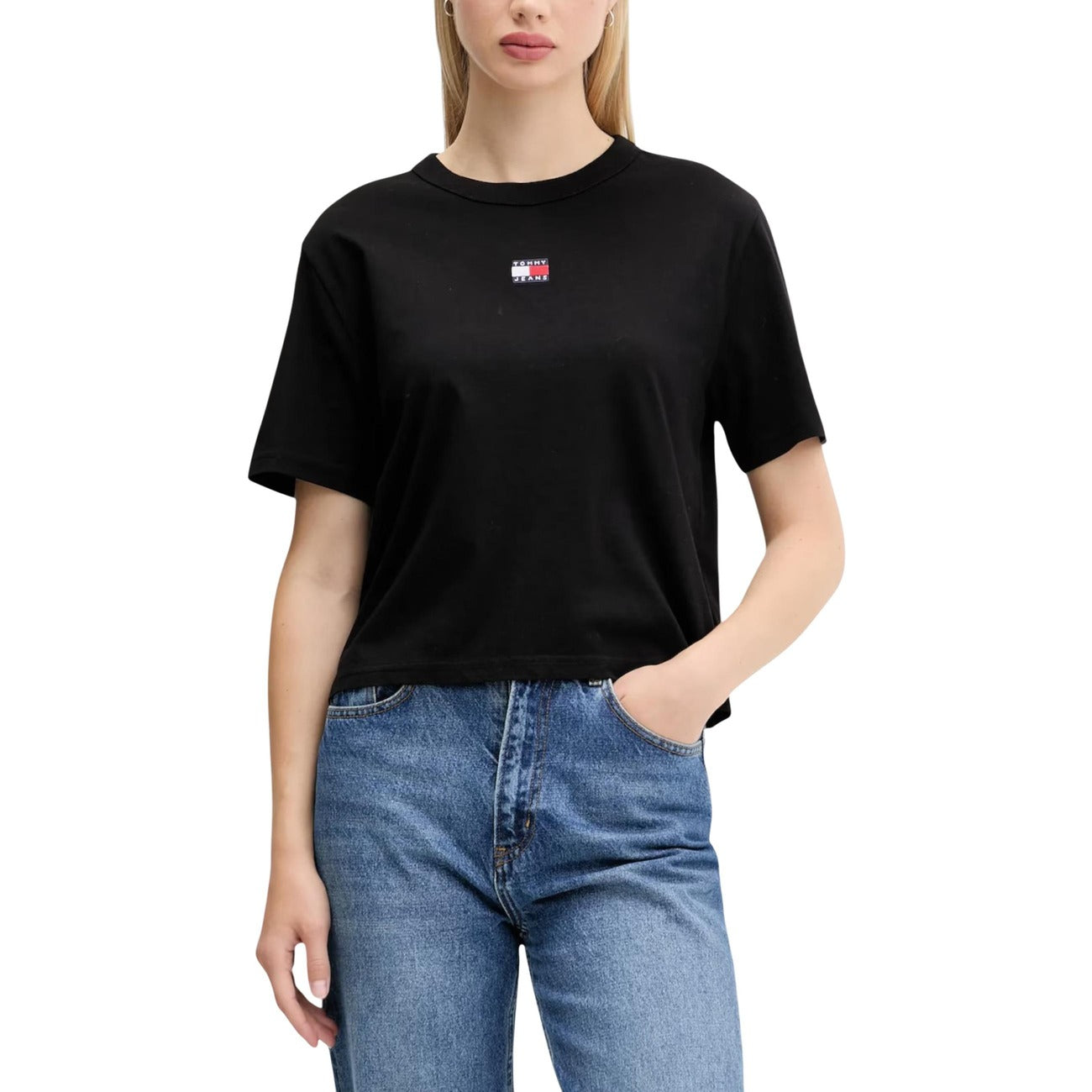 Tommy Hilfiger Jeans T-shirt Dames Wit