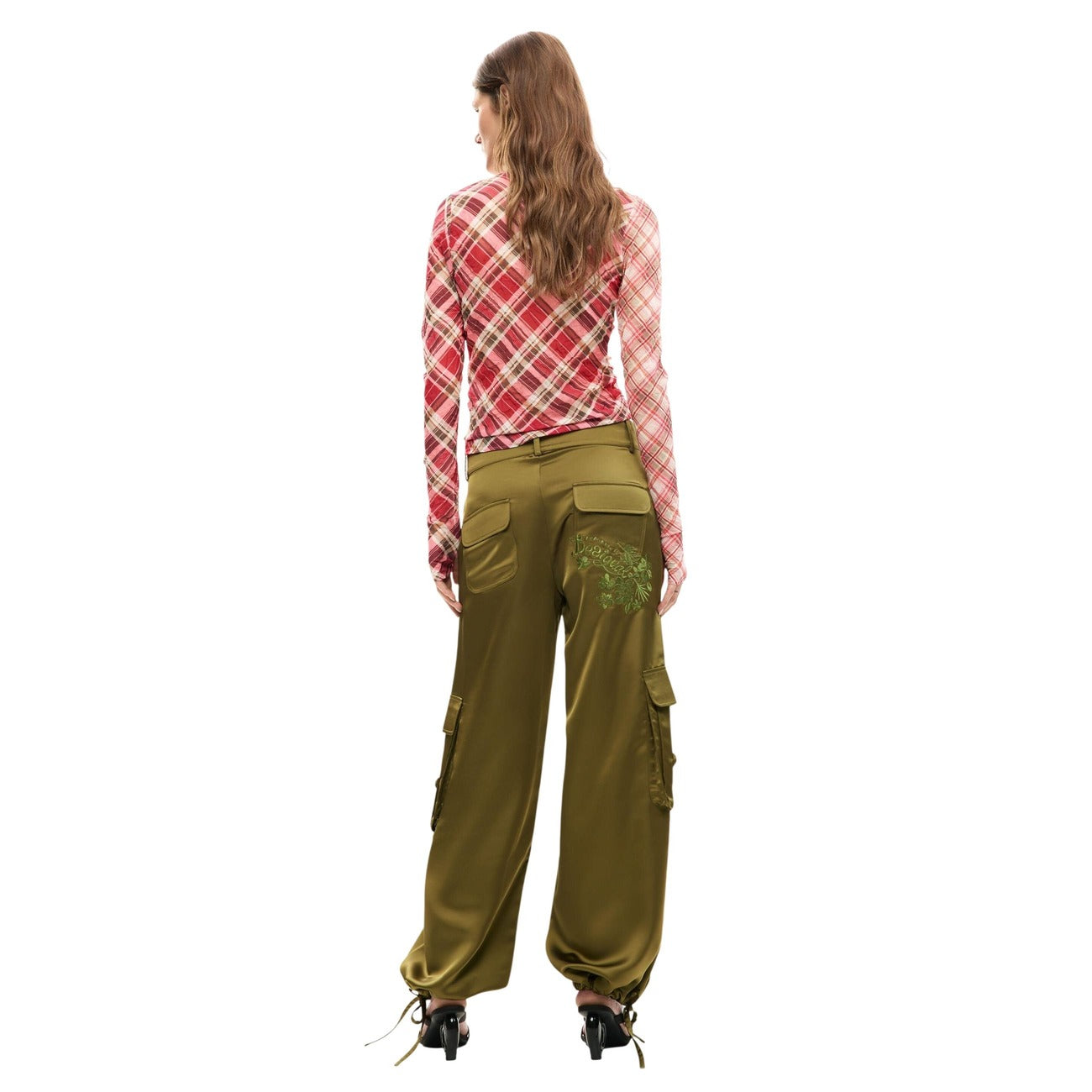 Desigual Broek Dames Groen