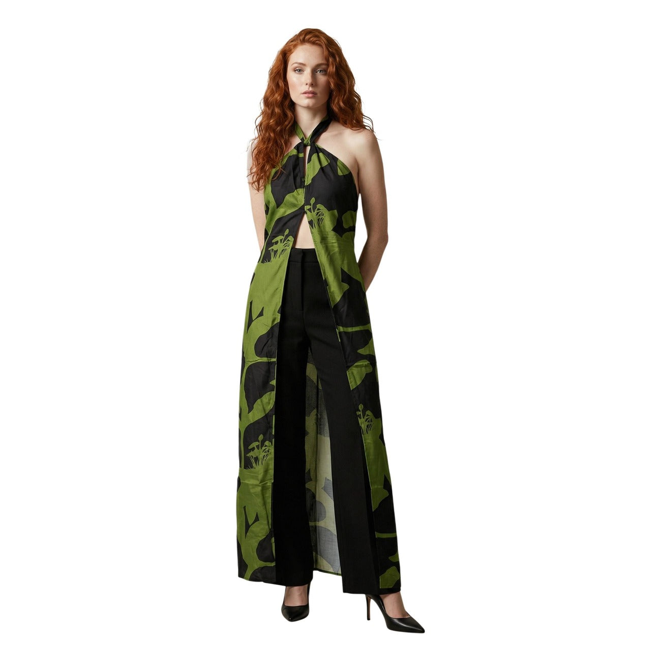 Replay Bloemenjurk Dames Groen