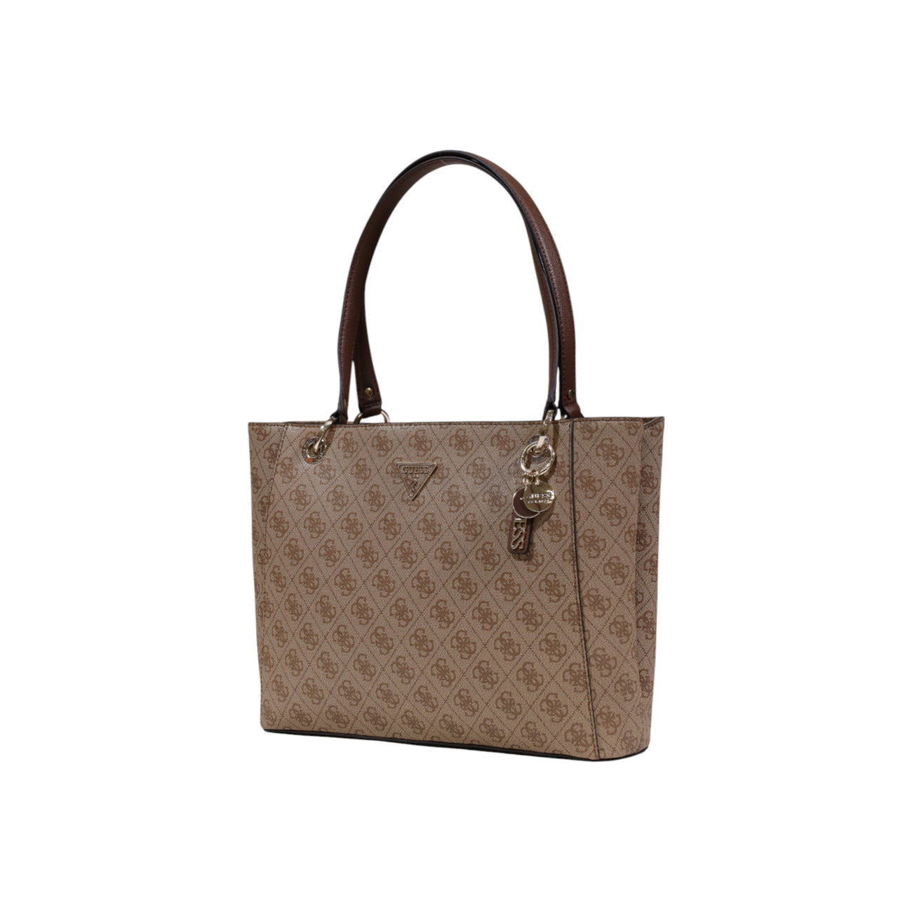 Guess Print Handtas Dames Bruin