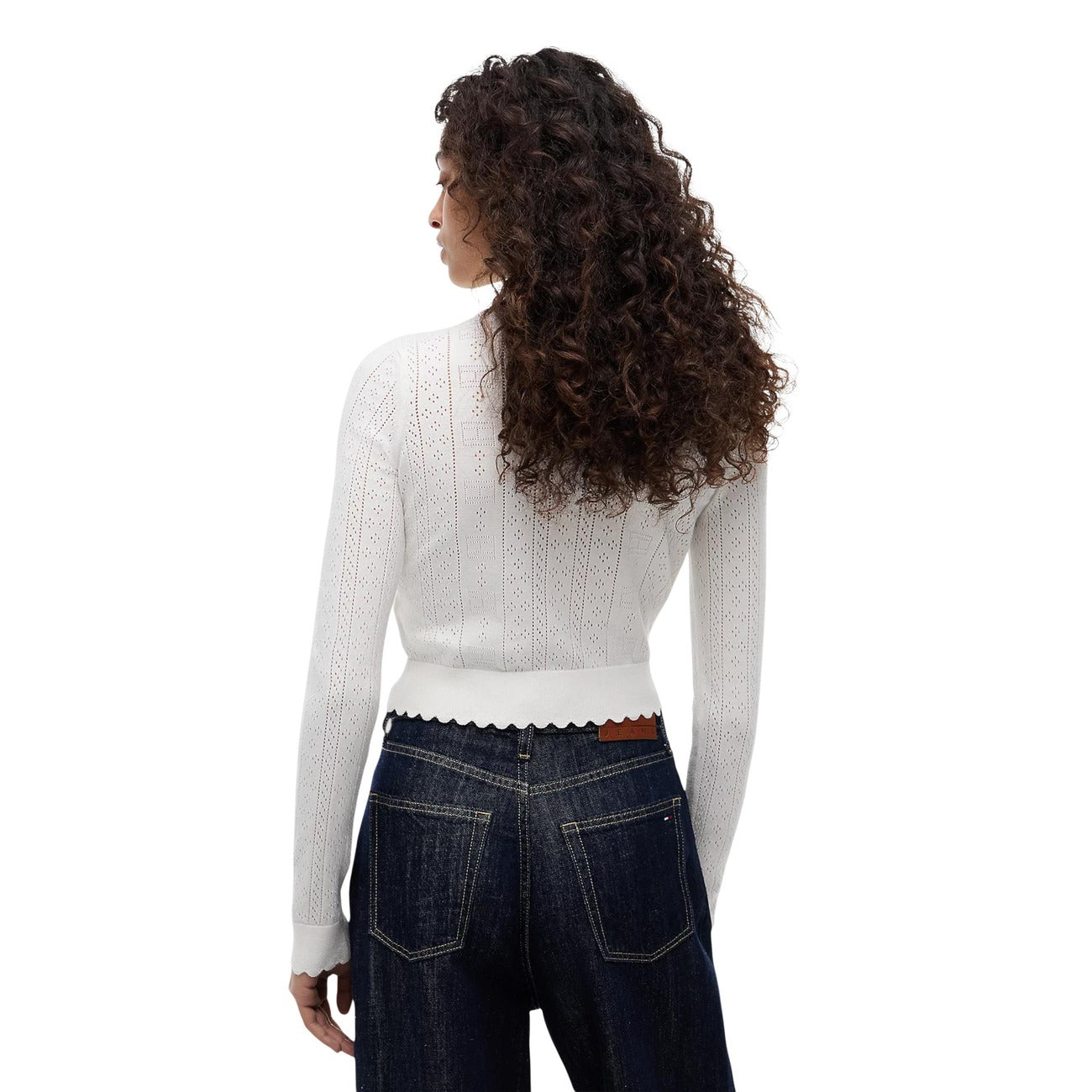 Tommy Hilfiger Jeans Cardigan Dames Wit