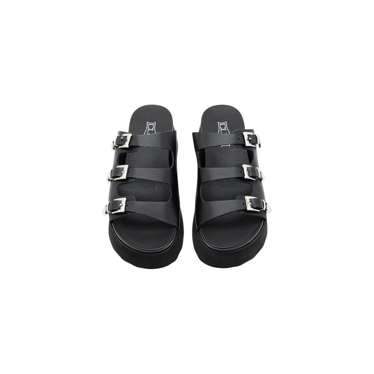 Cult — Janis Platform Sandalen Dames | Zwart