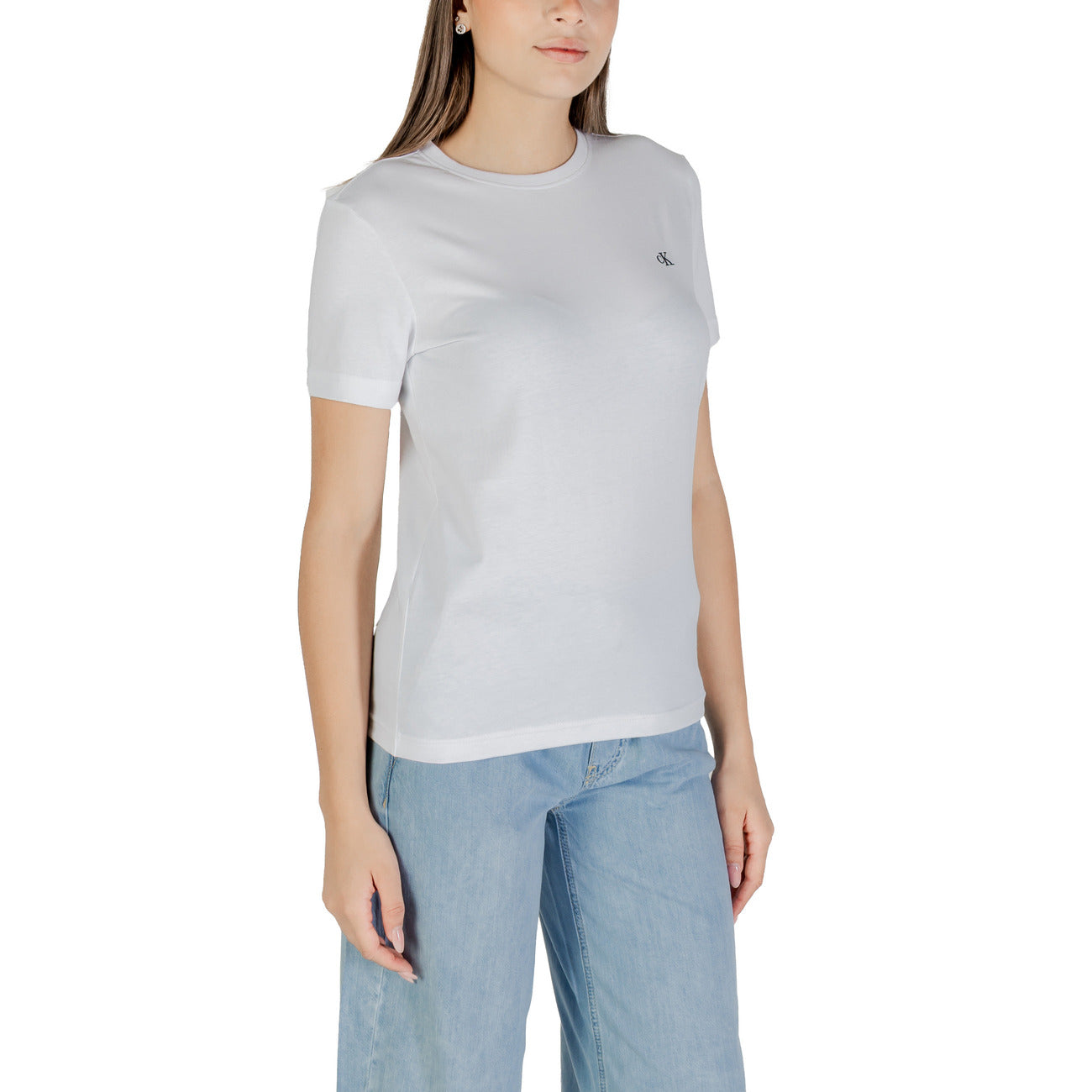 Calvin Klein Jeans T-shirt Dames Wit