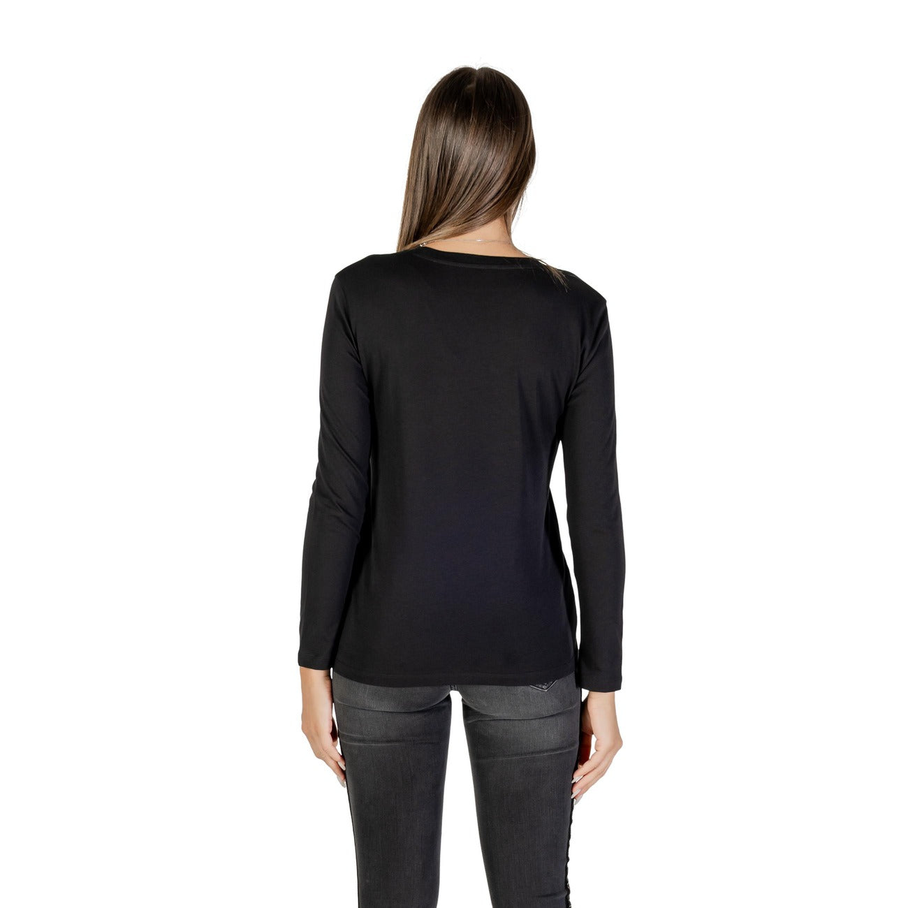 Armani Exchange T-shirt Dames Zwart