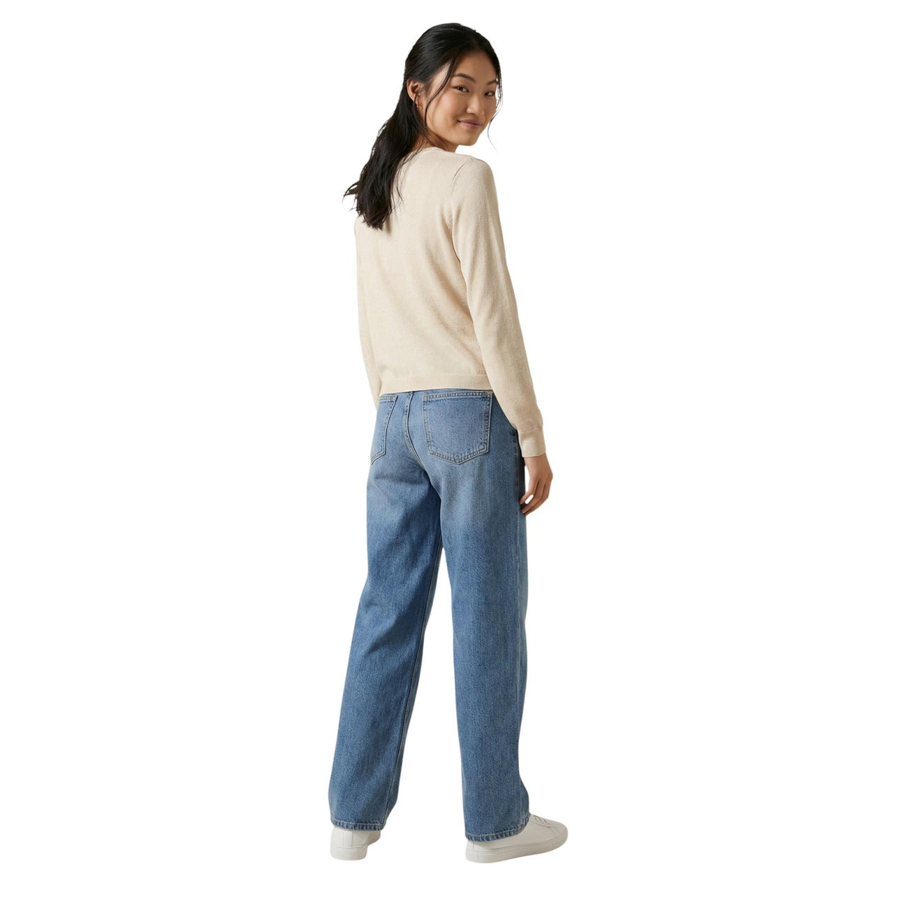 Jacqueline De Yong Cardigan Dames Beige