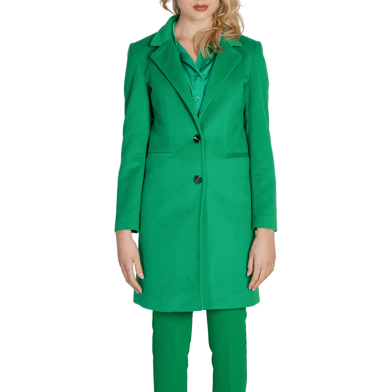 Sol Wears Jas Dames Groen