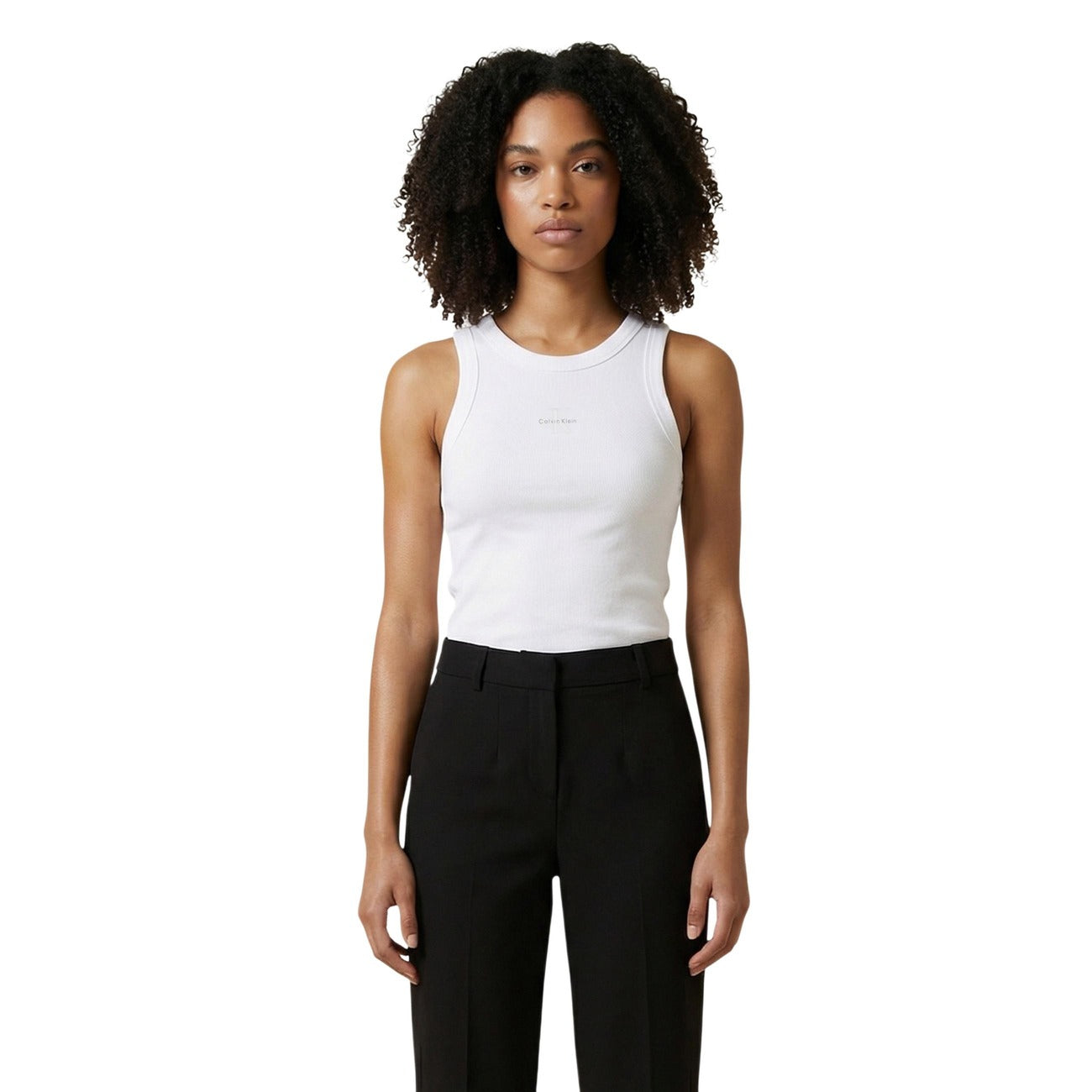 Calvin Klein Jeans Tanktop Dames Wit